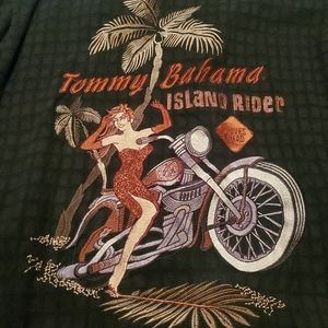 Island Rider Tommy Bahama embroidered silk shirt
